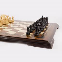23" MoW Classics Ebonized Executive American Staunton Luxury Chess Set