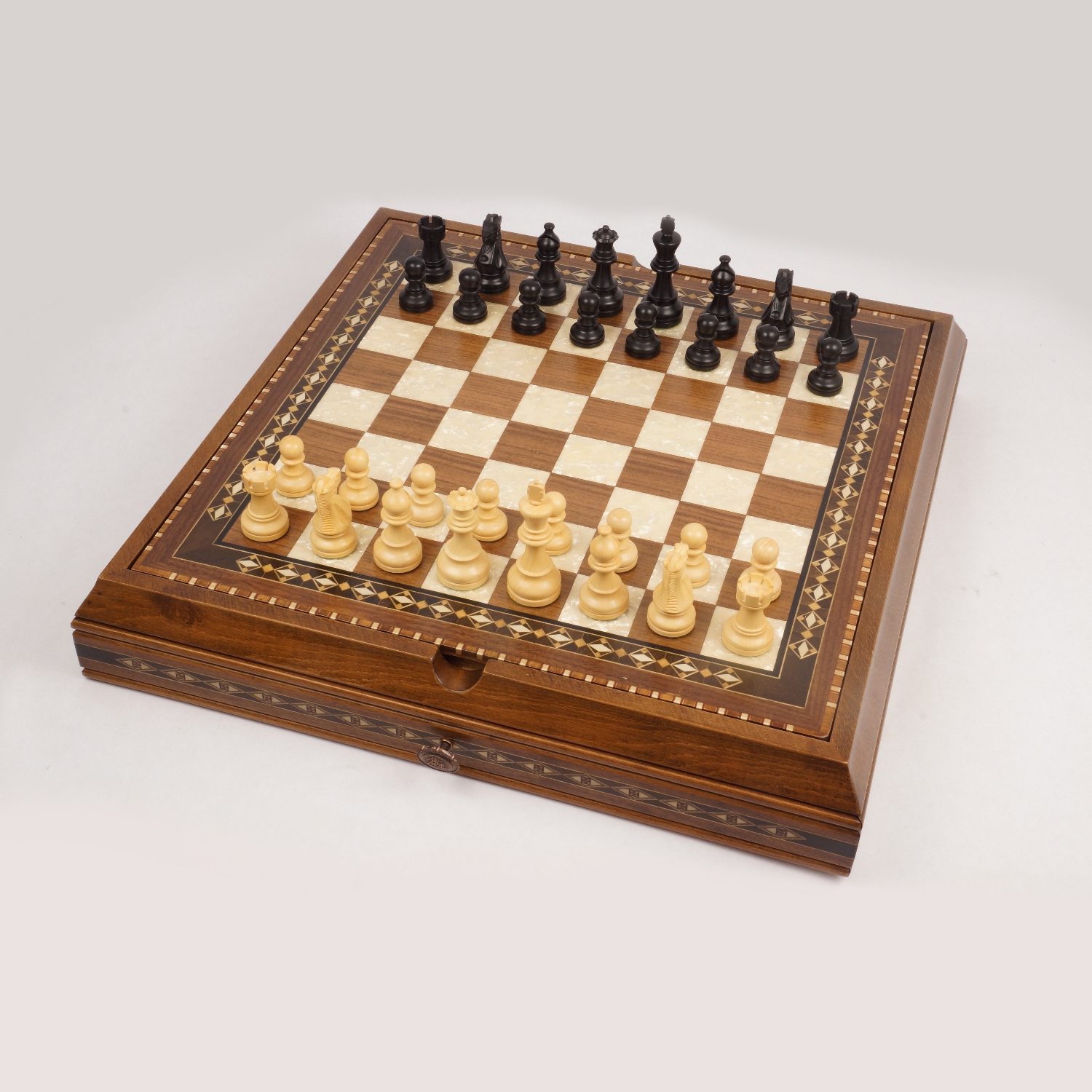 WE Games French Staunton Chess & Checkers Set - Weighted Pieces, Black –  American Chess Equipment