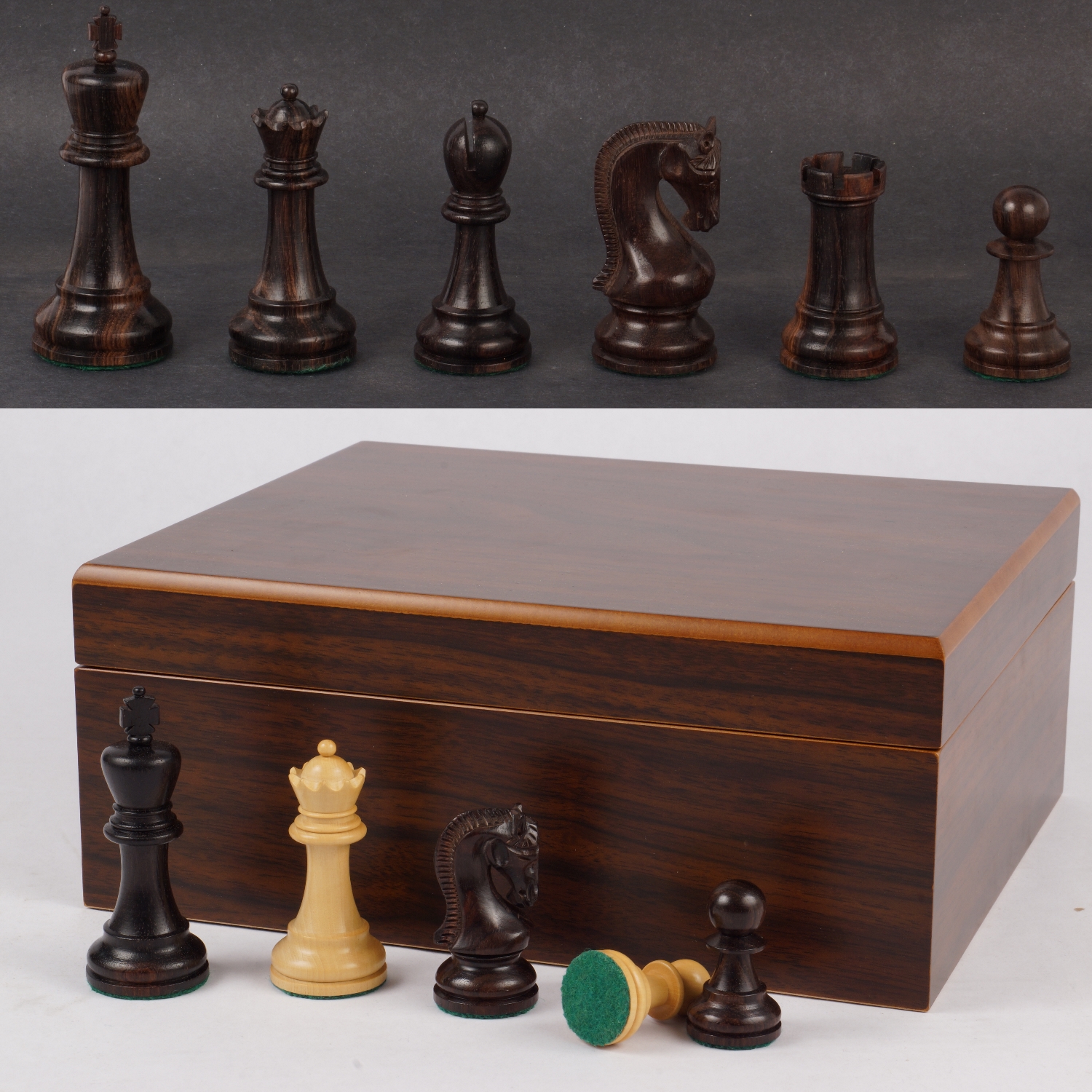 Wood Expressions Chess Pieces 3.5 English Staunton