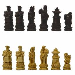 Chinese Folklore Crushed Stone Chess Pieces