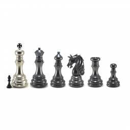 13" Large Aluminum Staunton Chess Pieces