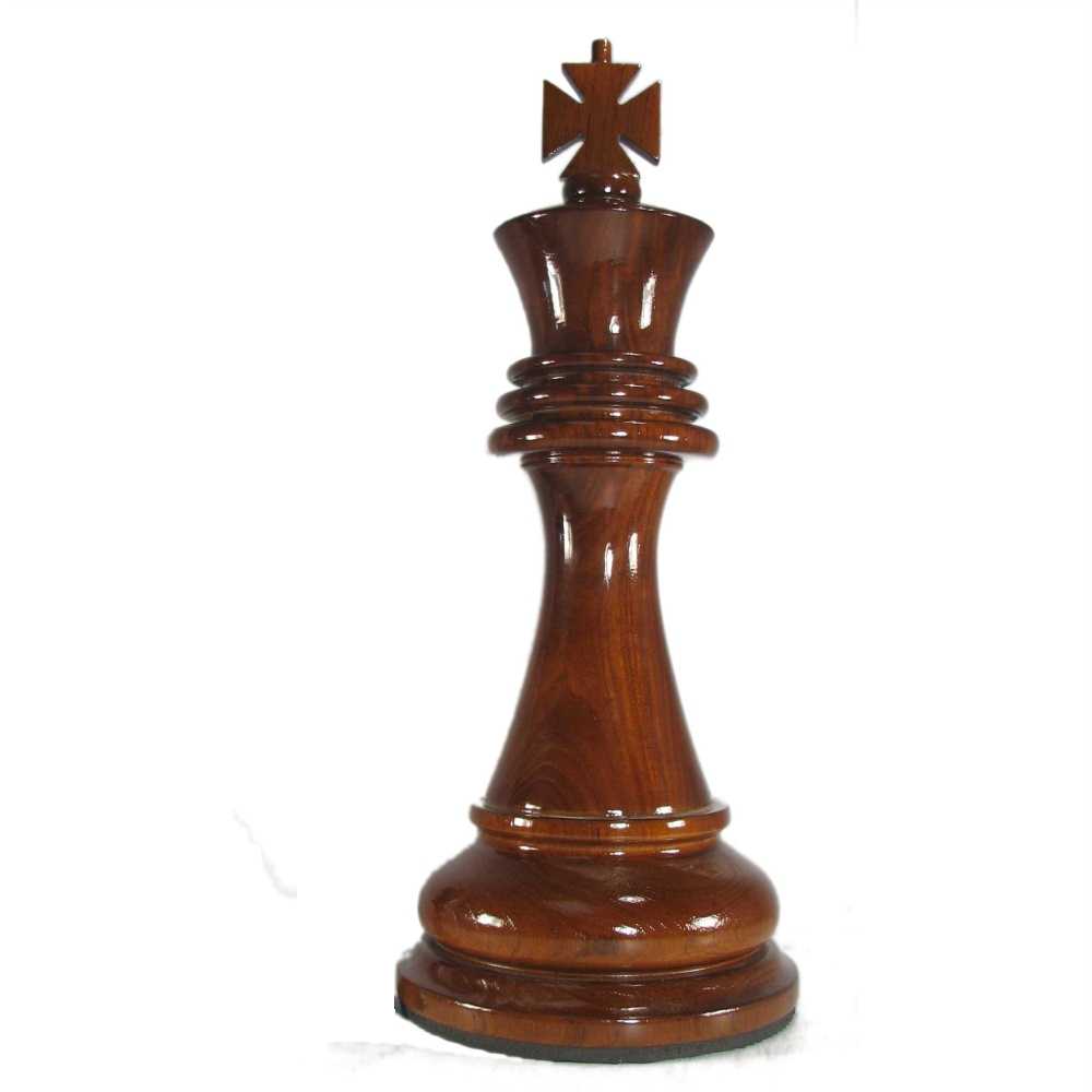 24" Teak Wood Outdoor Chess Pieces