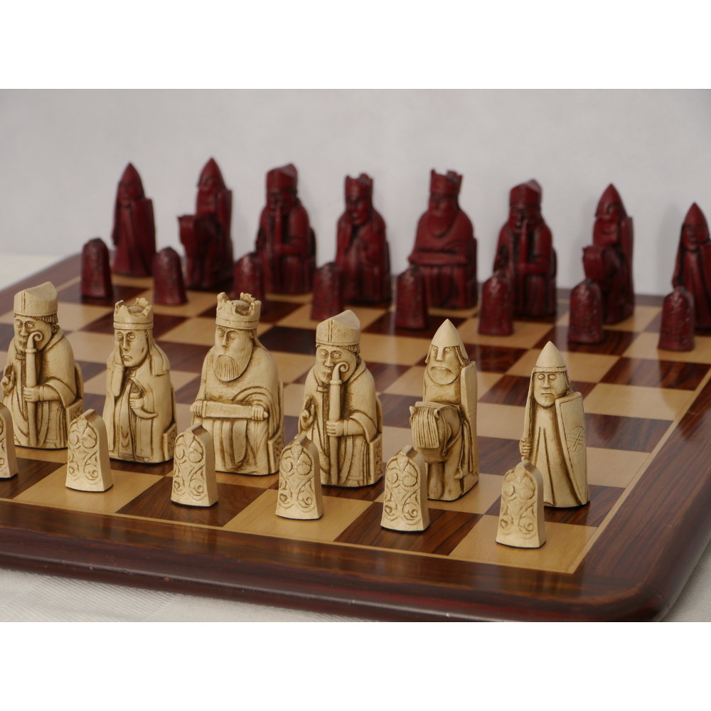 English & Scottish Crushed Stone Chess Pieces