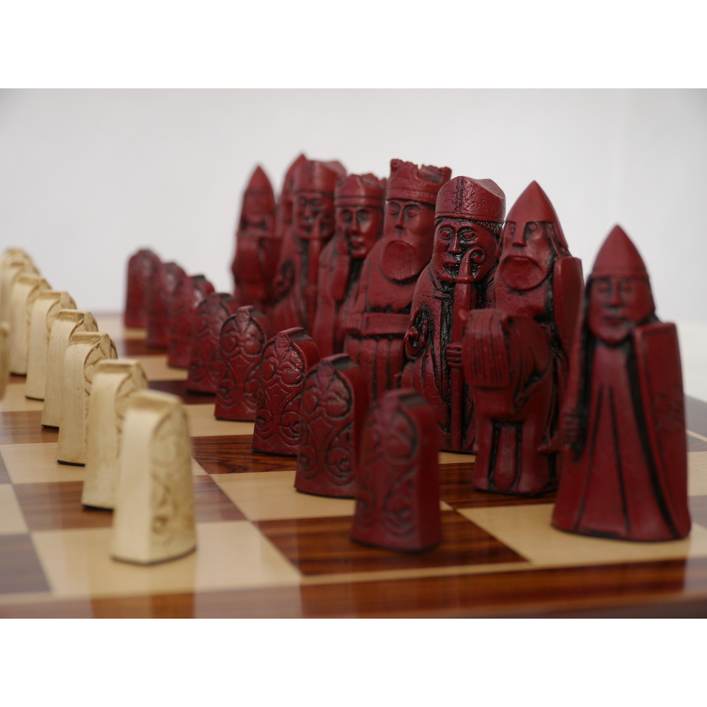 English & Scottish Crushed Stone Chess Pieces