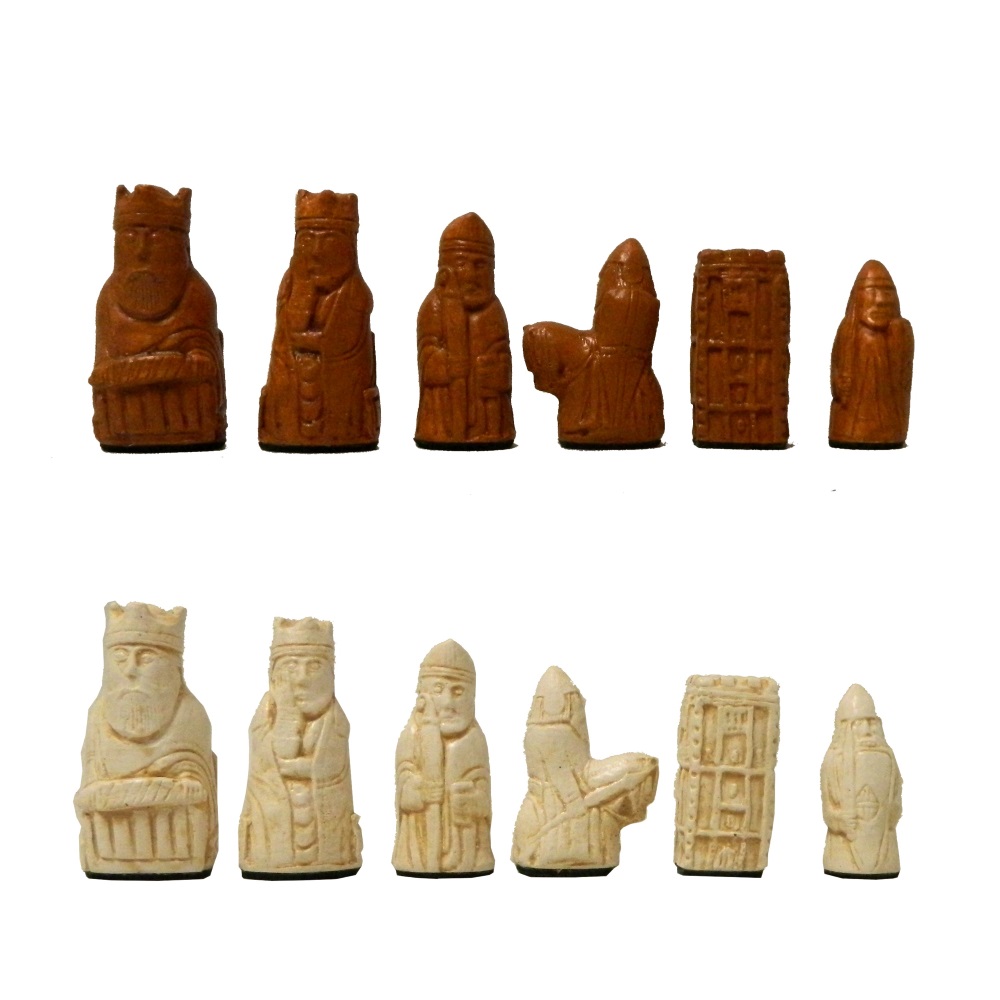 その他 THE LEWIS CHESSMEN MINIIATURE SET Lewis Chessmen - Extra Large Isle of Lewis Chess Set