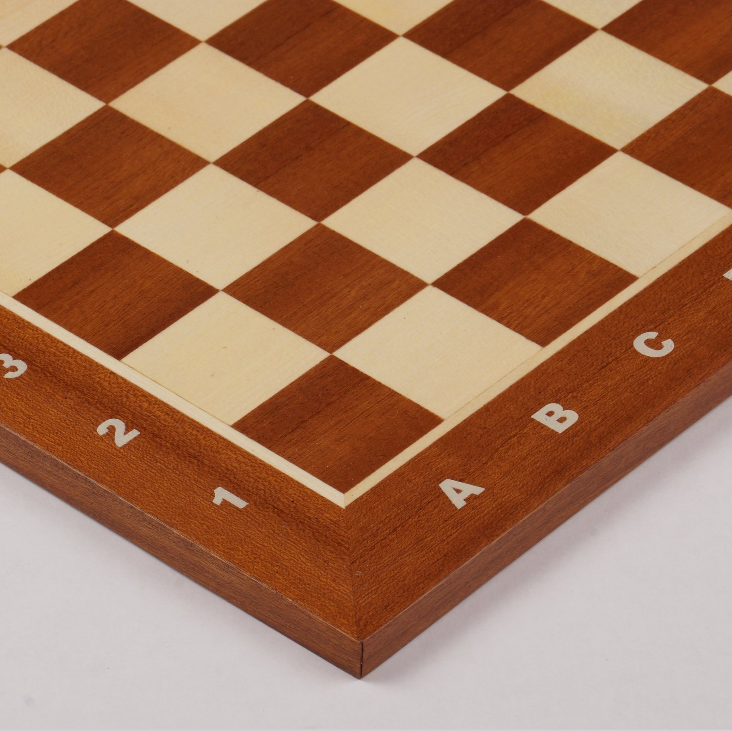 19 Stained Beech Staunton Analysis Chess Set with Storage Box