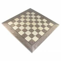 18" Grey Erable Chess Board with 1 3/4" Squares