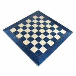 22" Blue Erable Chess Board with 2" Squares
