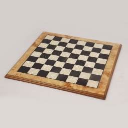 16" Beveled Turkish Chess Board with 1 1/2" Squares