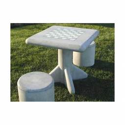 Outdoor Cement Chess Table