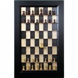 Straight Up Vertical Chess Board - Black Maple