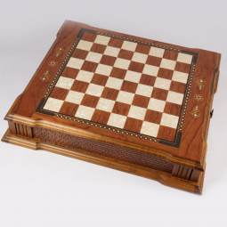 Castle Turkish Storage Chess Board with 1 3/4" Squares