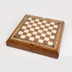 22" Cappadocia Storage Chess Board with Backgammon