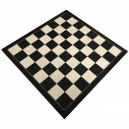 18" Ebonized Chess Board with 2" Squares - Executive Style
