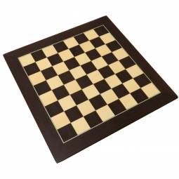 18" Wengue Barcelona Style Chess Board with 1 3/4" Squares