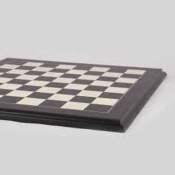 23" Ebonized Chess Board with 2 1/4" Squares - Presidential Style