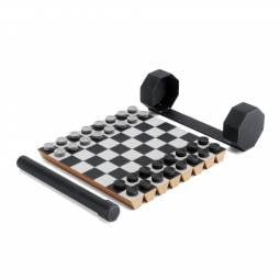 12" Rolz Chess & Checkers Set