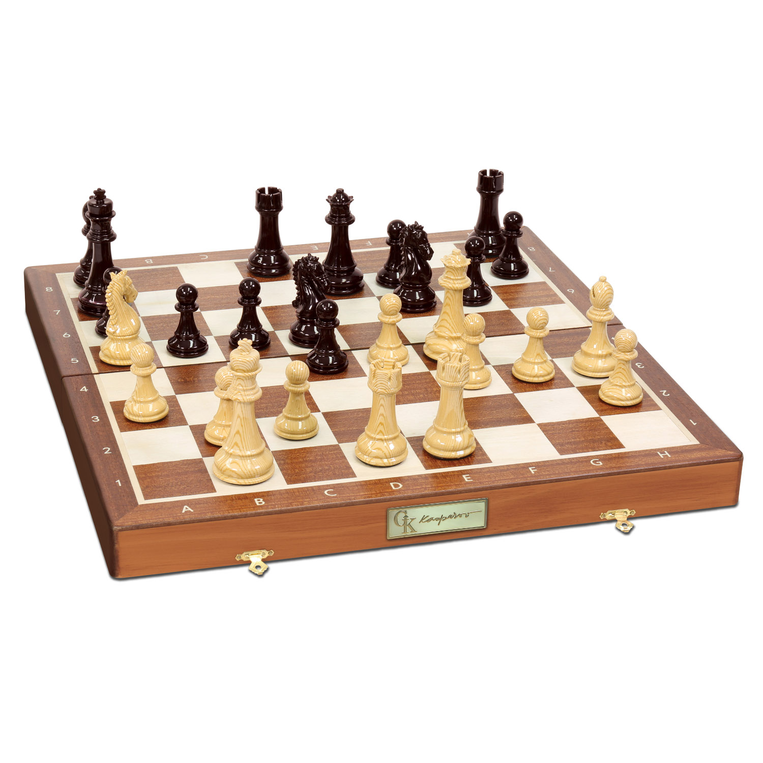 16 Kasparov Champion Folding Chess Set