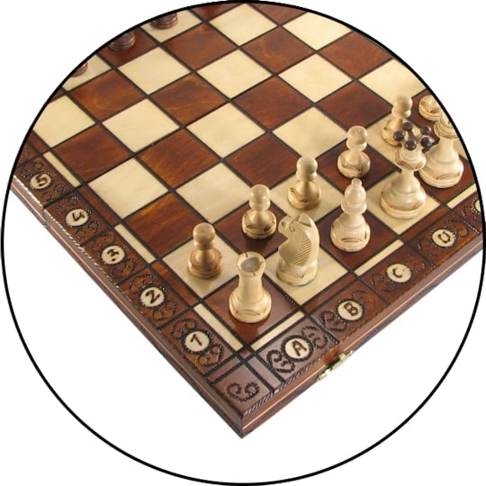 Shop by High Quality Wooden Chess Board with Notation Online