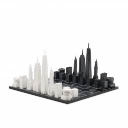 New York Skyline Acrylic Chess Set