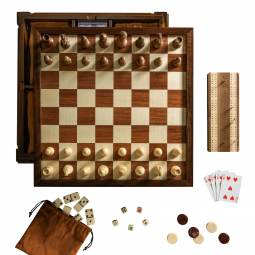 Chess Seven-in-1 Multi Game Set Heirloom Edition