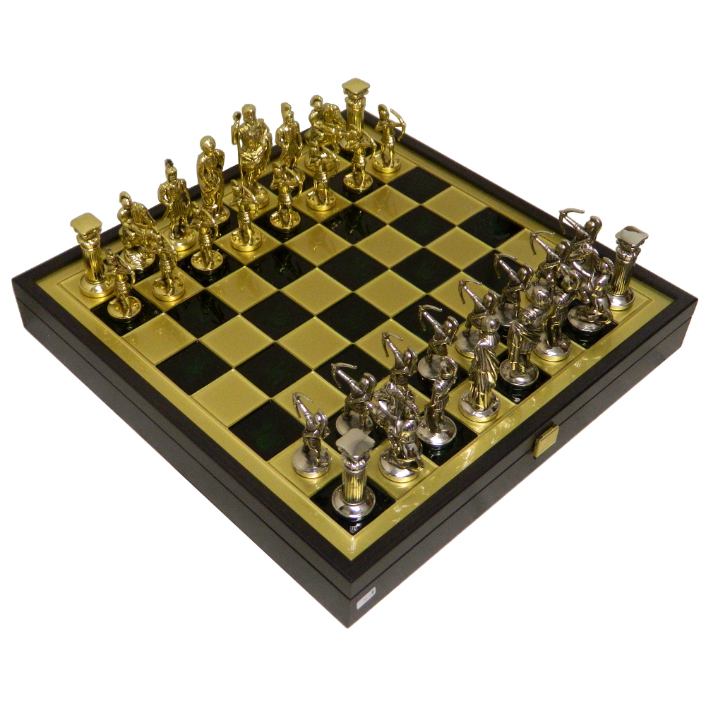 Metal Chess Pieces Gold Board Games