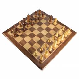 2 1/2" Mark of Westminster Honey Rosewood French Staunton Chess Set