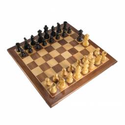 3" Mark of Westminster Ebonized French Staunton Chess Set