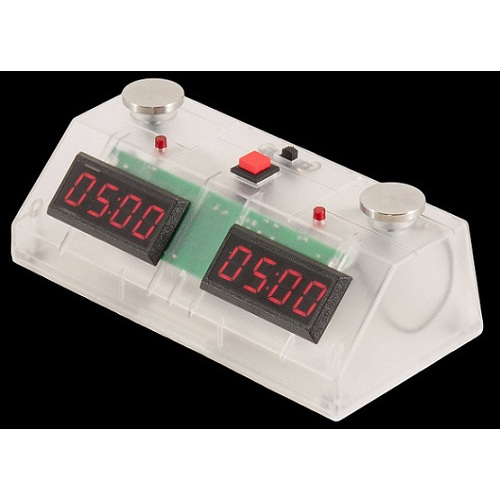 Chess Clock Timer ZMF-II Zmart  Black with RED LED. 