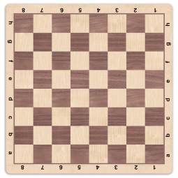 20" Walnut & Maple Mousepad Chess Board