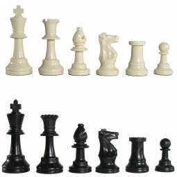 Small Tournament Plastic Chess Pieces