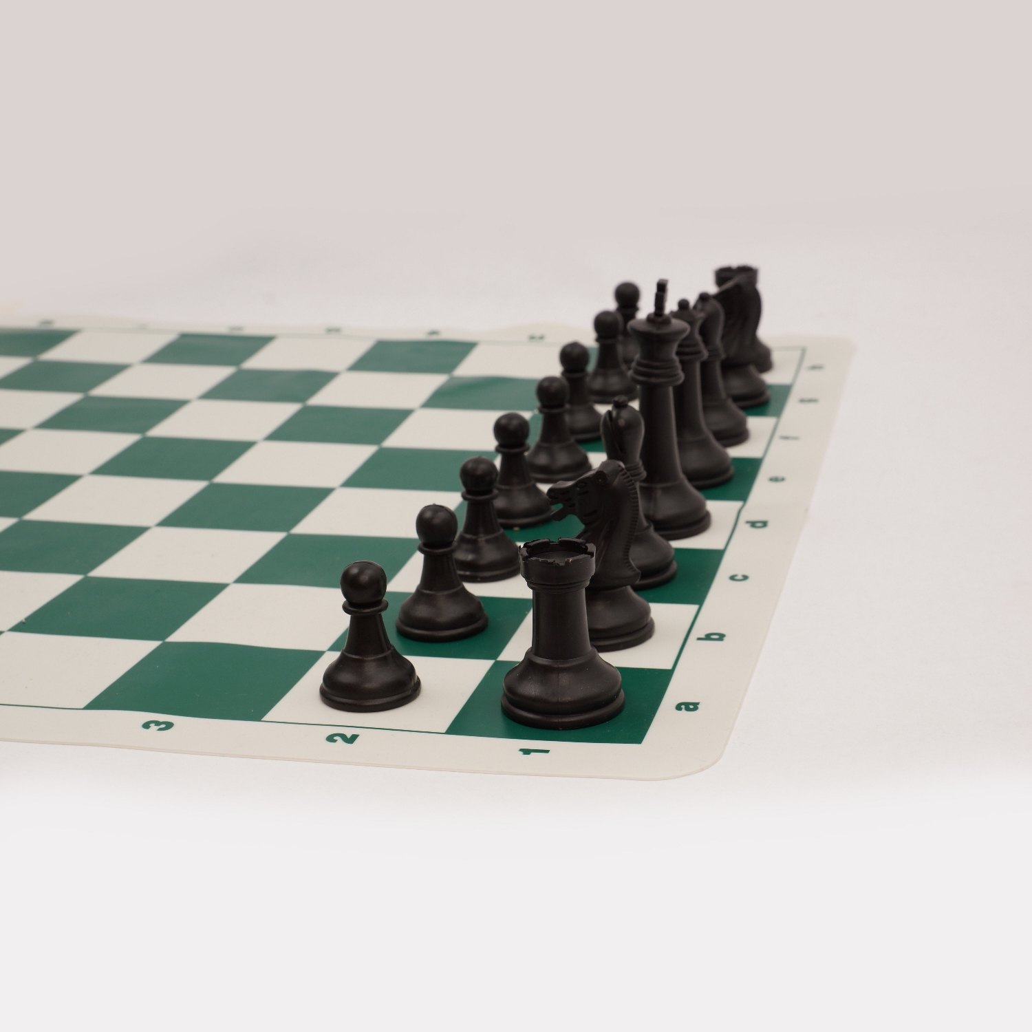 WE Games Best Value Tournament Chess Set - 20 in. Vinyl Board, Staunton pcs  