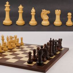 16" MoW Rosewood Phalanx Executive Chess Set