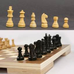 20" MoW Raised French Staunton Chess Set