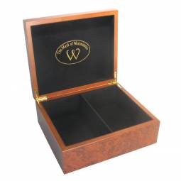 Mark Of Westminster Signature Burl Finish Storage Box