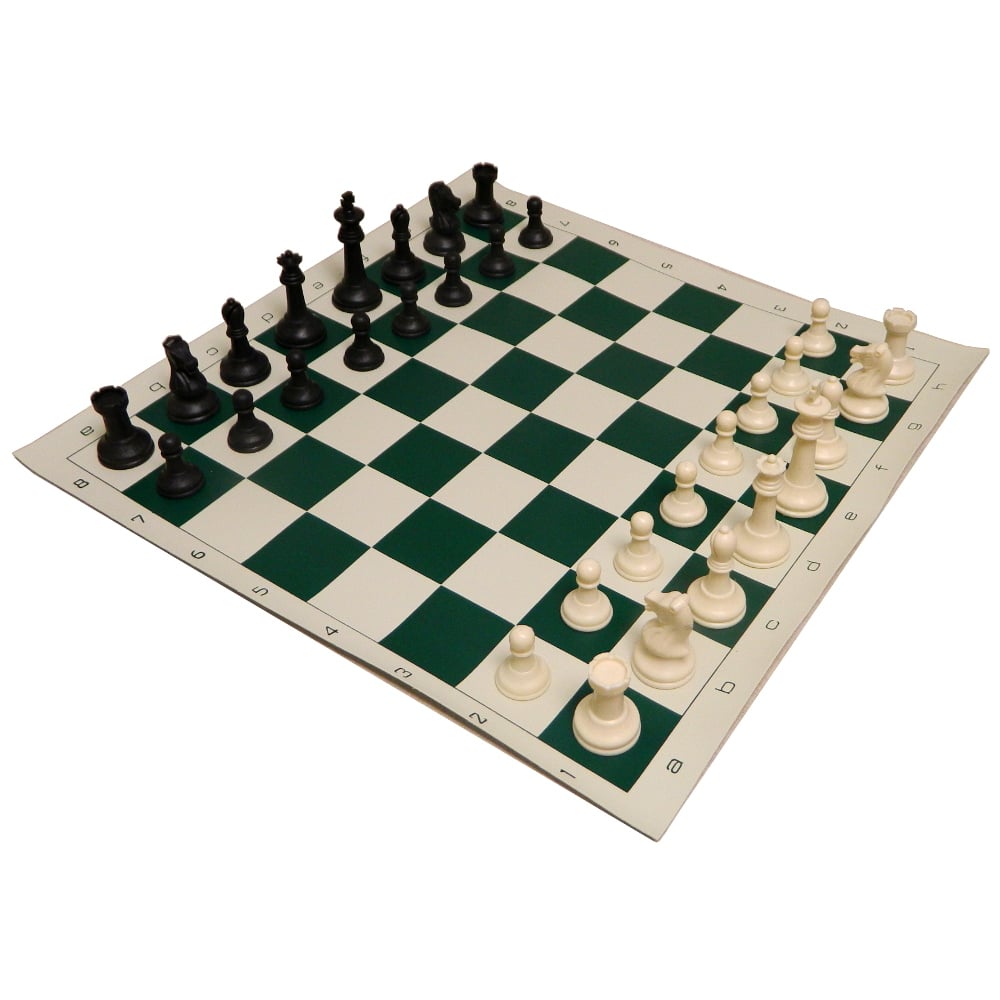 Tournament Chess Set w/ 20”x20” Foldable Silicone Board & Quadruple  Weighted Staunton Pieces, Packs and Travels Easy, Classic Super Heavyweight  Edition, Board Games -  Canada