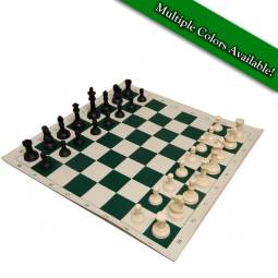 20" Deluxe Weighted Combination Chess Set
