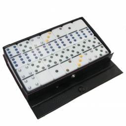 Jumbo Double Six Dominoes - Color Dots