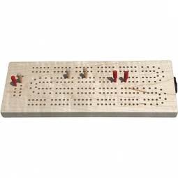 11" Maple Continuous Cribbage Track