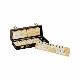 Attache Rummy Set with Wooden Racks