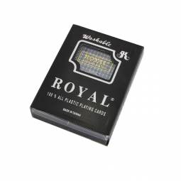 Royal/Swan 100% Plastic Playing Cards - Washable.