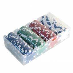 100 Clay Casino Poker Chips - 11.5 gram