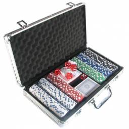 300 Chip Aluminum Poker Set