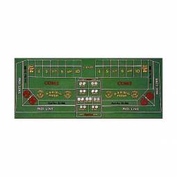 36'' x 24'' Craps Felt Layout