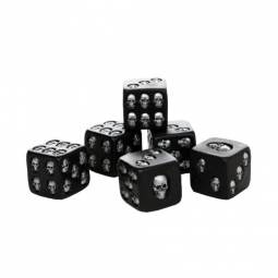 Medium Skull Dice -  Set of 6