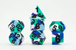 Gaymers Pride Gay Men Flag 7RPG Dice Set
