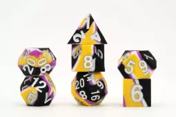 Gaymers Pride Nonbinary Flag 7RPG Dice Set