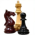 We have a huge selection of traditional chess pieces sorted by size and wood type