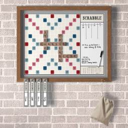 Scrabble Deluxe Vintage 2-in-1 Wall Edition