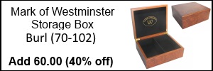 Burl Humidor Style Chess Box Save 40.00 (60.00)